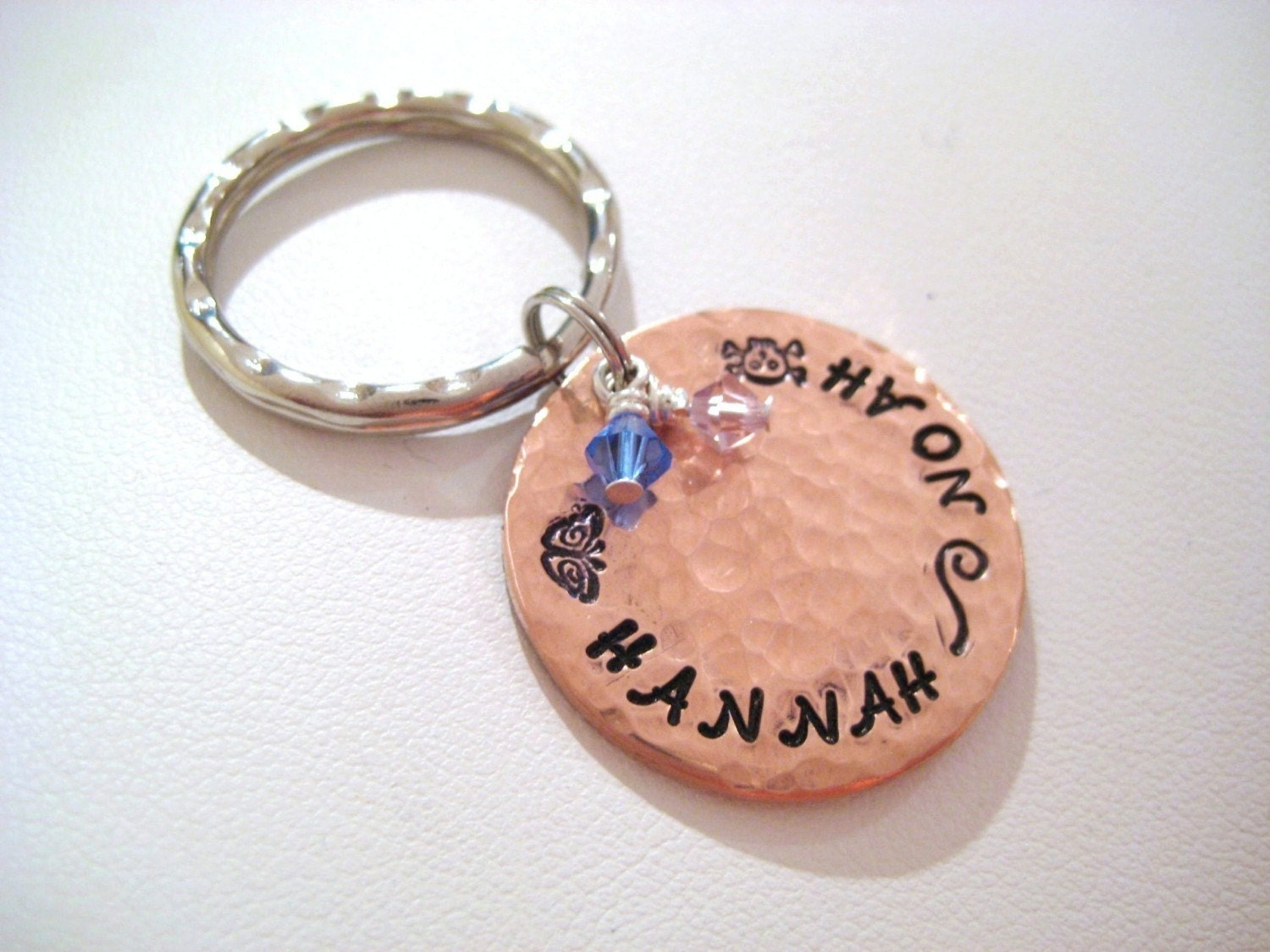 Personalized Copper Key Chain