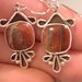 Red Jasper and Sterling Silver Earrings