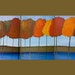 54" Huge Original Modern Abstract Heavy Texture Acrylic Painting Landscape Trees Autumn " Fall Splendour " by QIQI GALLERY