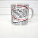 Vintage Coffee Tea Mug, Personal Ads, Funny 1980s