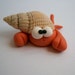 Hermit Crab - Paguro Bernardo (No75) - A Little Polymer Clay Creation