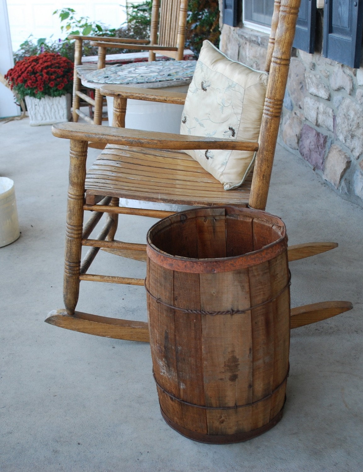 Antique Nail Barrel by ingenuityondisplay on Etsy