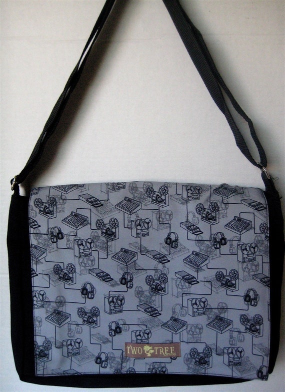 Items similar to BLACK Old School MUSIC Print MESSENGER Book Laptop