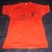 Vintage 1980s MSEA Clericals t-shirt red Super Screen Stars orange tag 50/50 large