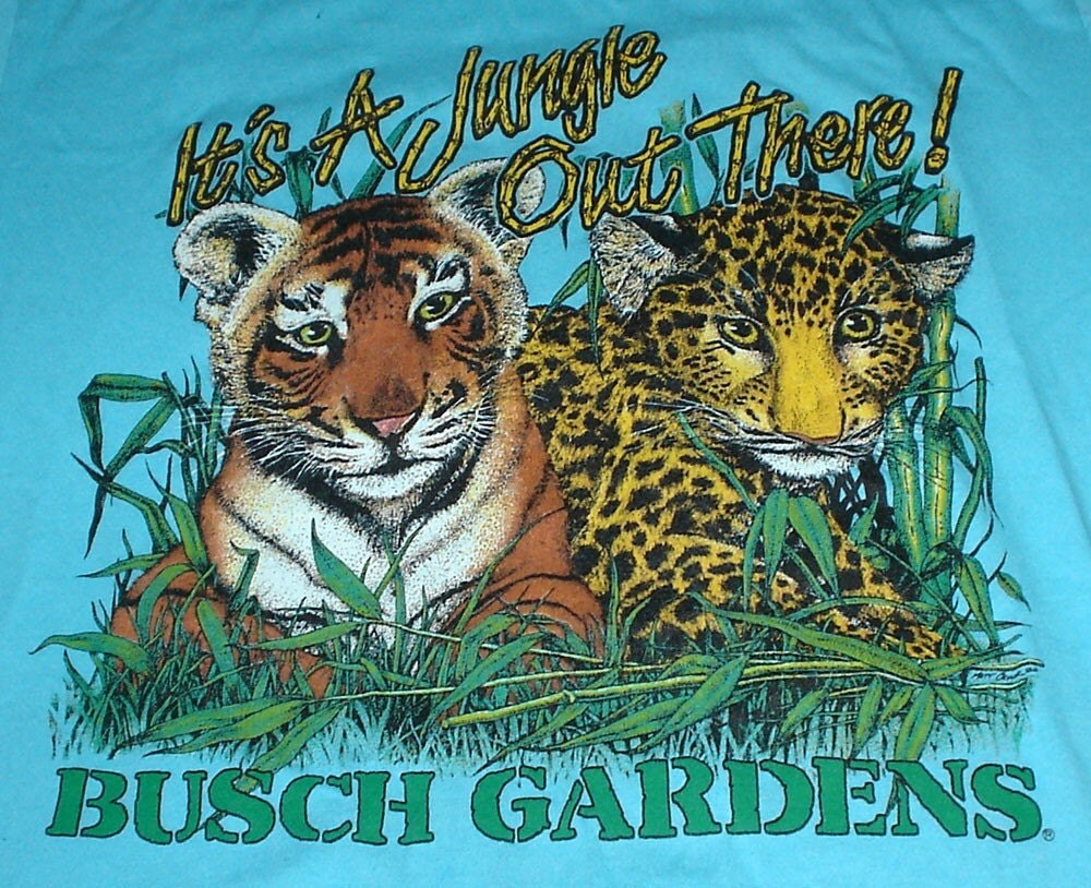 vintage busch gardens t shirt