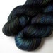 Cashmere and Silk Fingering Yarn Sale Skein - Grackle, 420 yards, FREE SHIPPING