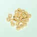 LAST SET LEFT - 20 Silicone Lined Micro Beads - Blonde - Micro Links for Feather Hair Extensions - Fast Shipping
