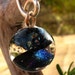 Mystical World Gauged Earring - 12 Gauge Recycled Sterling Silver with Dichroic Glass - Eco Friendly - Free Gift Wrapping