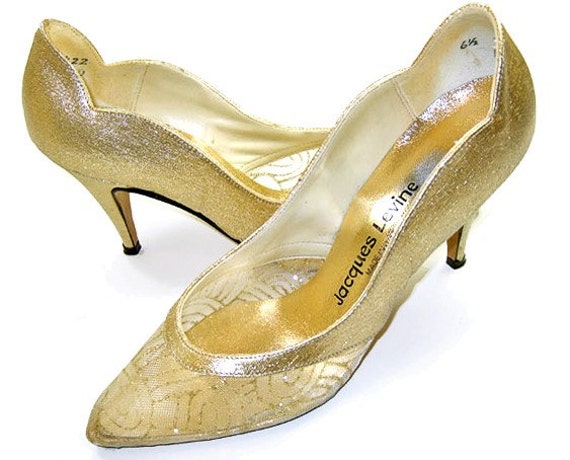 Vintage Gold Shoes 6