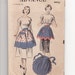 Vintage Sewing Pattern Advance 5883 Ladies Apron Size Small