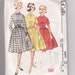 Vintage Sewing Pattern Ladies Dress 34 Bust McCall's 5471