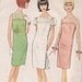 Vintage Sewing Pattern Ladies Dress McCall's 8262 36 Bust