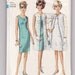 Vintage Sewing Pattern Misses Mod Dress 1960's Simplicity 6388 36" Bust