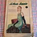 Vintage Fashion Magazine Rare La Mode Française With Clothing, Hats, Accessories and Patterns