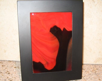 Fused glass Framed Art: Ferdinand's Vision
