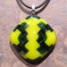 Fused glass pendant: Just Ducky
