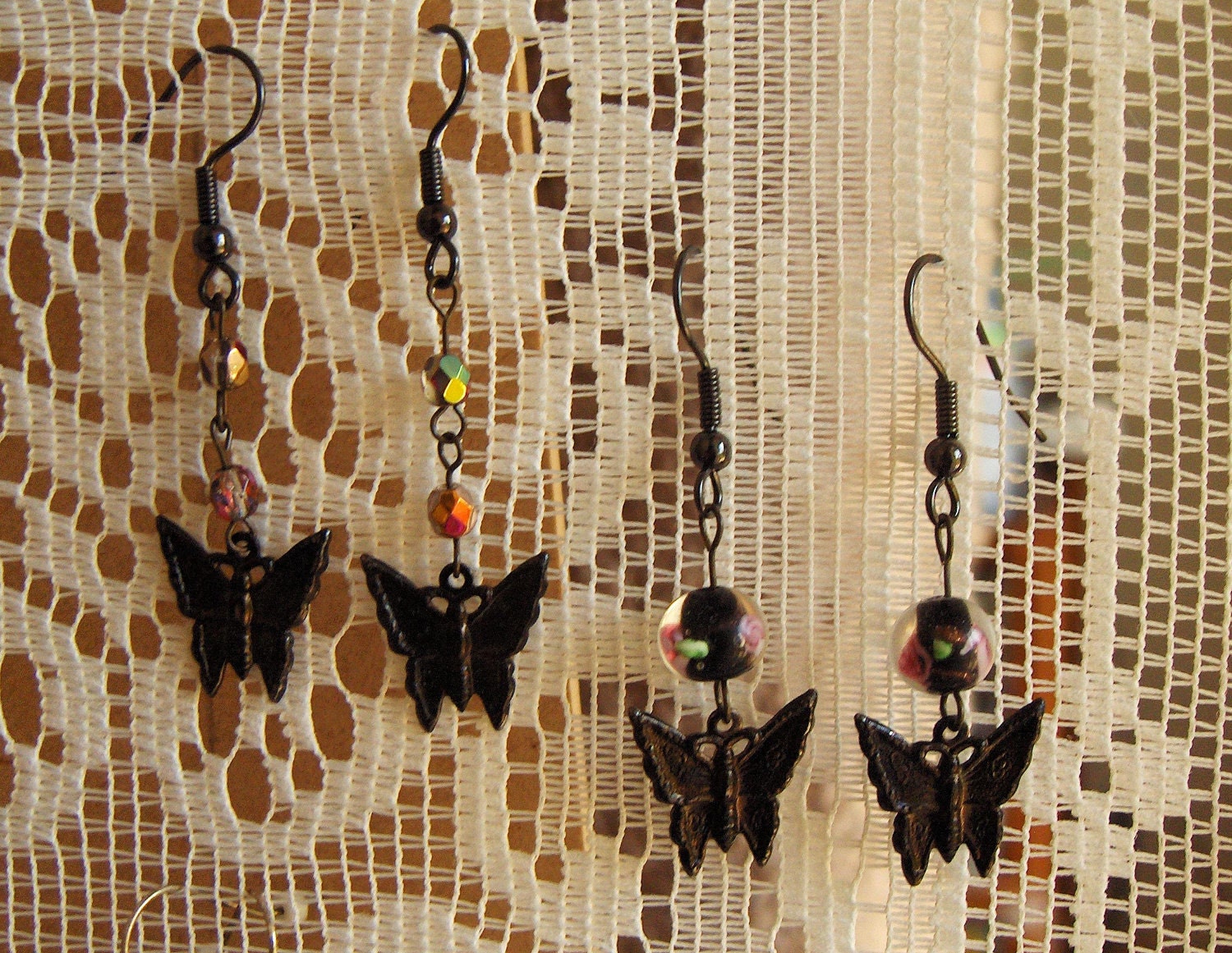 Victorian Butterfly Earrings - Rustic Gothic Earrings, Haunted Rural Dark Midwest Steampunk steampunk buy now online