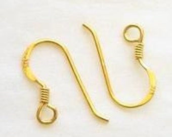 The Swan Collection Vermeil French Earwires KO1V -- Very Economical