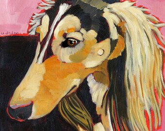 Saluki No. 1 - magnets, coasters and art prints