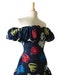 Vintage SCAASI Cocktail Party Dress - Silk Abstract Heart Novelty Print Bubble Skirt Size S