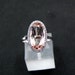 Reserved for Jukia AAA 4.78 carat 14.6x8mm Oval Peach colored natural Morganite Diamond Halo ring 14K white gold. 1201