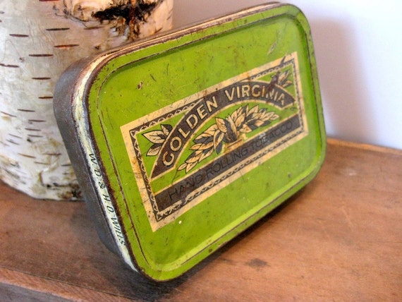 Vintage Golden Virginia Hand Rolling Tobacco Tin