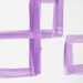 graphic watercolor in violet