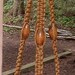 Fun Vintage MACRAME HANGER, plant holder, retro decor, 55 inches long