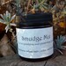 Smudge Mix White Sage, Cedar and Lavender 1.25 ounce Amber Jar