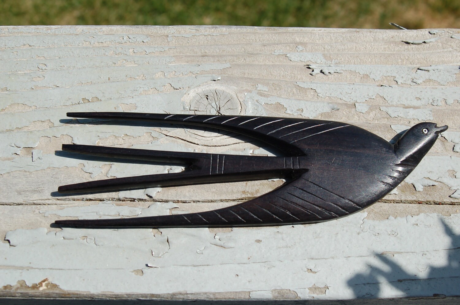 vintage swallow hair fork