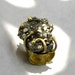 Pyrite Nugget Ring Handmade Adjustable