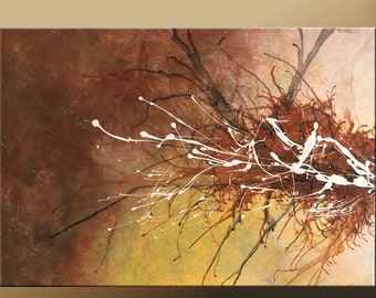 Abstract Art Painting 36x24 Custom MADE TO ORDER Original Modern Contemporary Canvas Art by Destiny Womack - dWo -