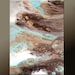 Abstract Art - 18x24 Contemporary Modern Original Canvas Art Painting by Destiny Womack - dWo - Finding Peace