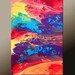 Abstract Canvas Art Paintings- 18x24 Contemporary Modern Original Art by Destiny Womack - dWo - Through the Rainbow