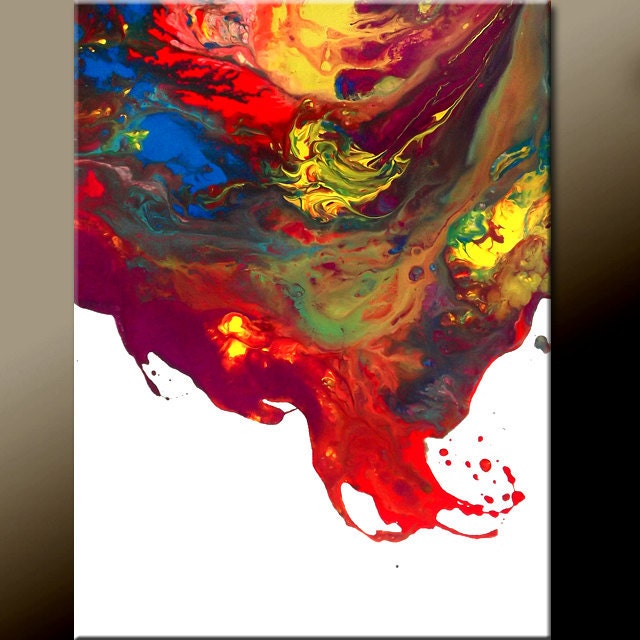 Abstract Art Painting on Canvas Original Contemporary Fine