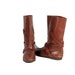 size 8.5 brown Italian leather boots