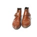 Nine West mocha brown Leather Strap Ankle Boots size 7