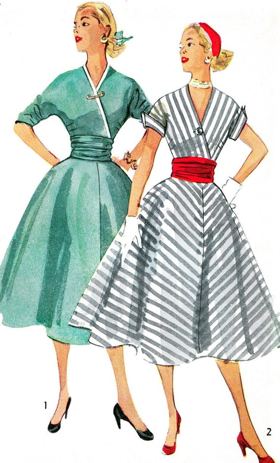 Vintage Sewing Pattern 1950s Simplicity 4153 by NeenerbeenerKnits
