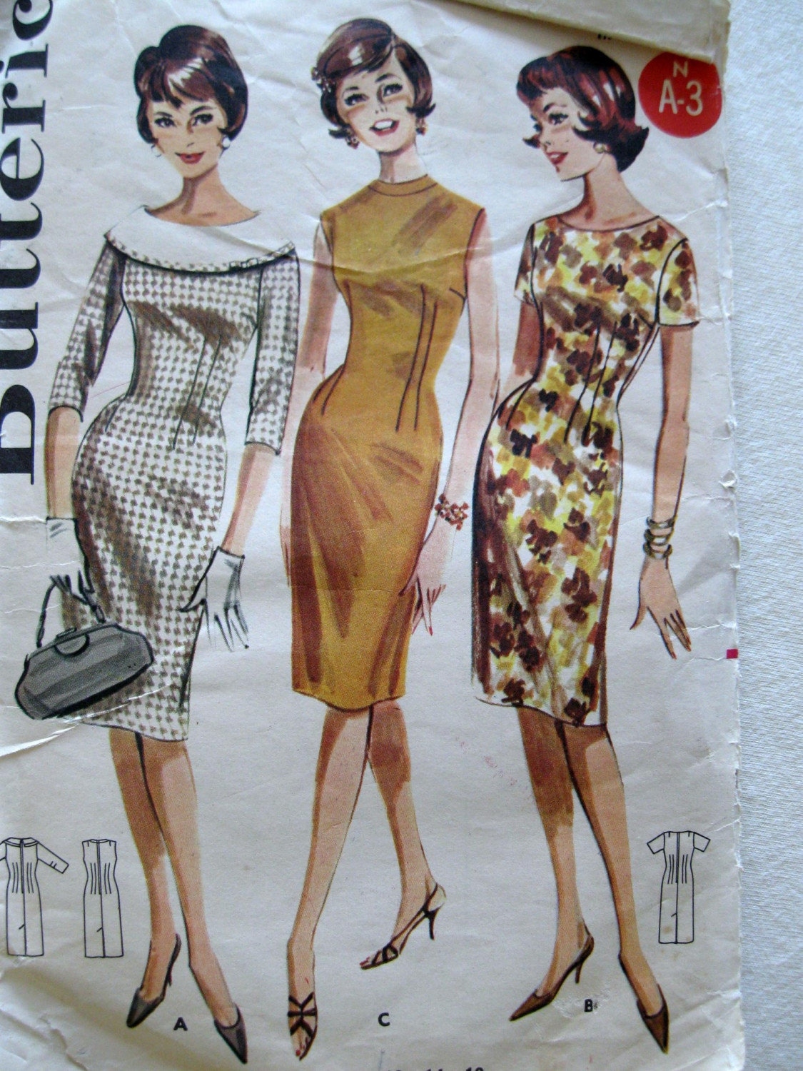 Style what is a 1950s sheath dress patterns