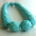 25 Turquoise Colored Rounds 8mm - Czech Glass Beads