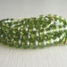 100 Olivine Smooth 4mm Rounds - Czech Glass Beads