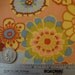 Kaffe Fassett ASIAN CIRCLES Orange Gold Gp89 Fabric - by the Yard - Rare and Out of Print