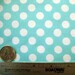 Michael Miller TA DOT OCEAN Aqua Polka Dot Quilt Fabric by the Yard, Half Yard, or Fat Quarter Fq