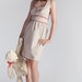 Red Piping Back Envelop Dress