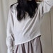 Beige Loose Knit with Bat Sleeves - S, M, L - One Size Fits All