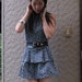 SALE Floral mini ruffle dress\/jumper