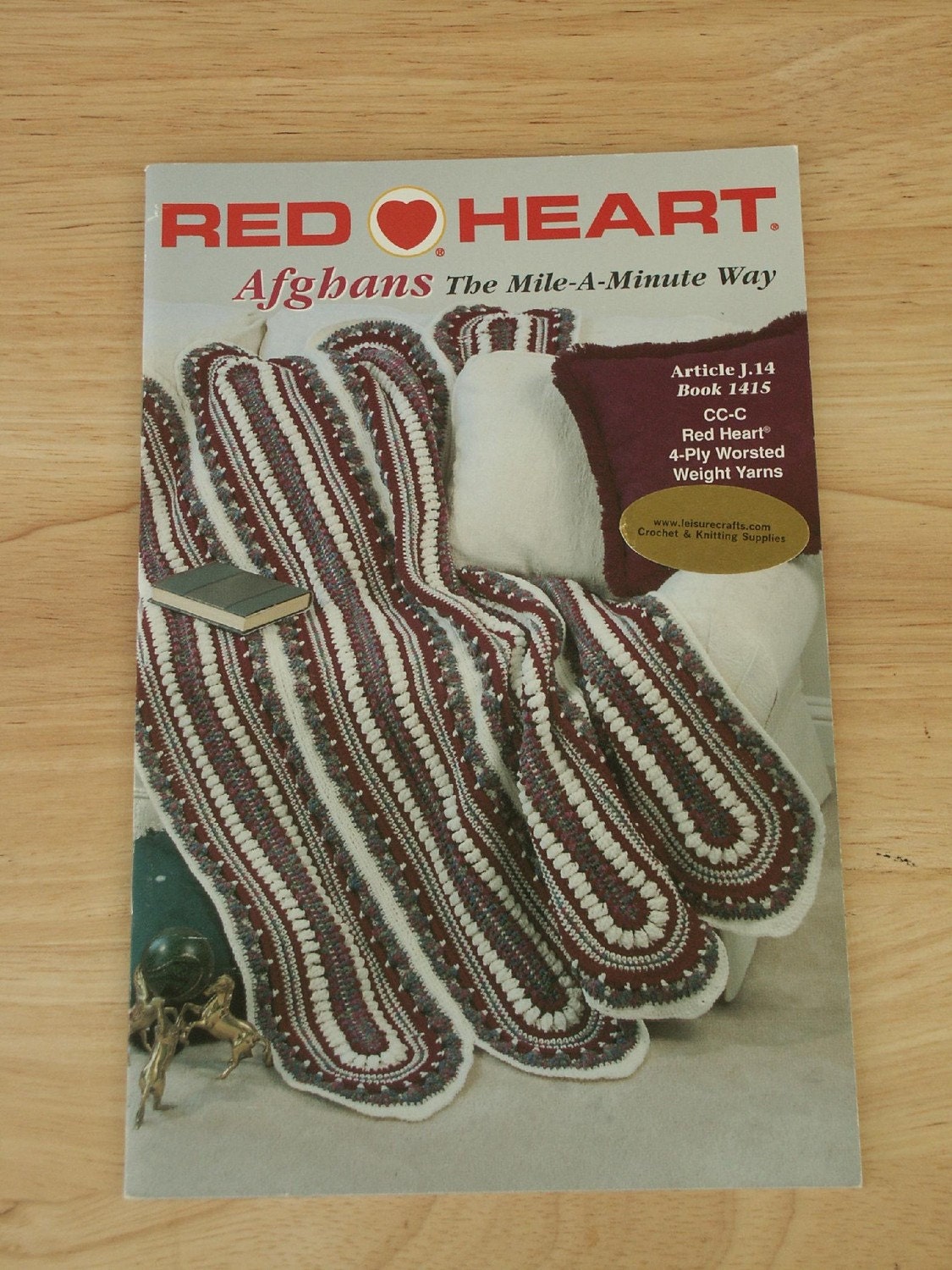 Red Heart Afghans The MileAMinute Way Crochet Patterns