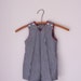 reserved for tracy....Vintage MerryMItes navy and white gingham jonjon 2t