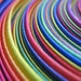 Rainbow Satin Bias Binding