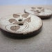 Leaf Pattern Coconut Shell Buttons